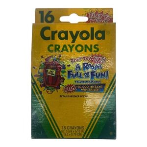 1996 Crayola Crayon 16-Count 'Play to Win' Binney & Smith Contest CONDITION READ